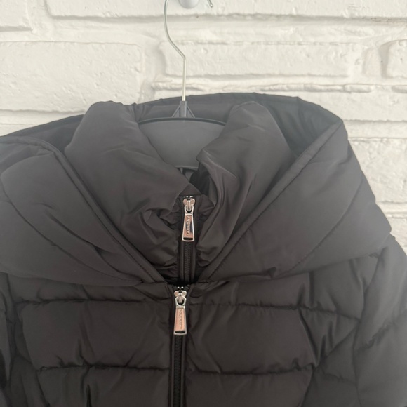 NWT Laundry by Shelli Segal Puffer Coat Black Small - Picture 6 of 8